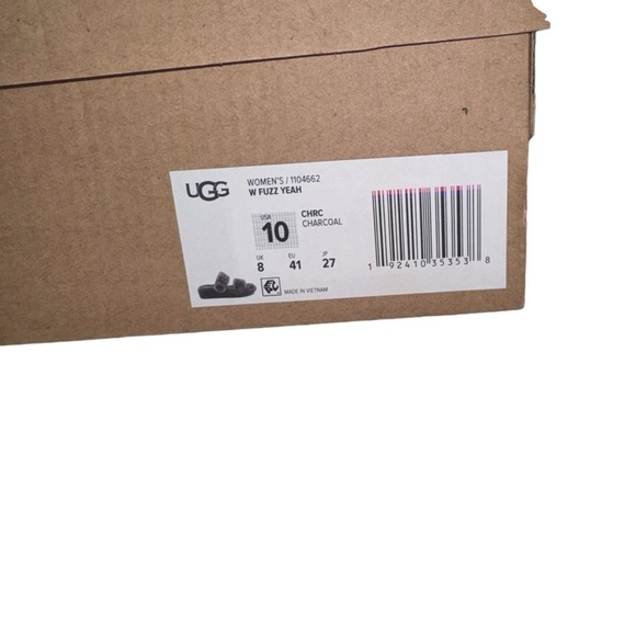 UGG (NWT) Women’s Sheepskin Fuzz Yeah Sandals Size 10 - Picture 9 of 13